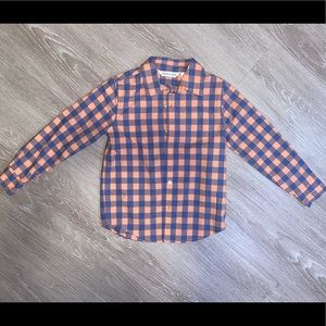 Janie and jack boys poplin shirt sz 4t